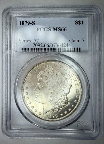1879-S Morgan Silver Dollar PCGS MS66