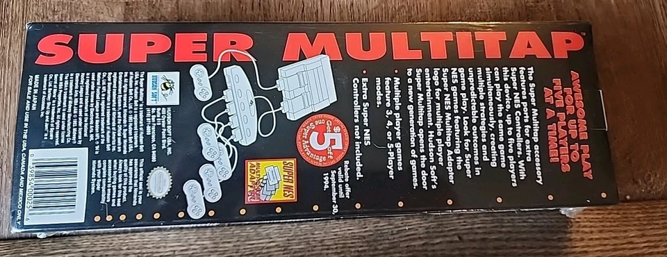 Super Multitap Super Nintendo SNES - NEW SEALED !  - Image 2 of 4