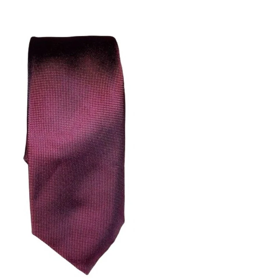 Ben Sherman Silk Solid Slim Wine Neck Tie NWT - Image 3 of 4