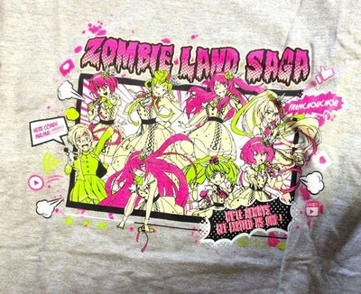 Zombie Land Saga Franchouchou Saga Let's Get FiRed Up Together T-Shirt