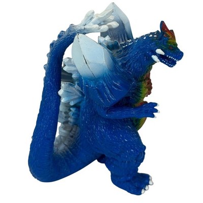 Trendmasters SpaceGodzilla 1994 Blue Vinyl Action Figure 5 Inch Toho Kaiju Toy
