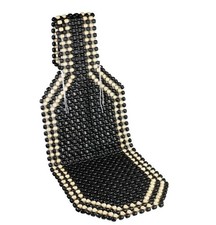 Holzperlen Sitzauflage Natur Auto Massage Rückenlehne Schmal Universal