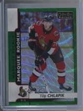 2017-18 O-Pee-Chee Platinum Marquee Rookies Emerald Surge 3/10 Filip Chlapik 0zu