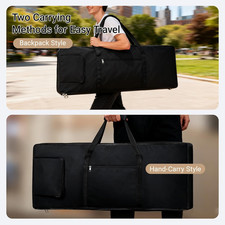 61 Key Keyboard Bag Waterproof Padded Electronic Piano Keyboard Case Double 14Cm
