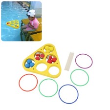 Ring Throw Pool Game Toy EVA Floating Foam With Balls For Kids Adults Water