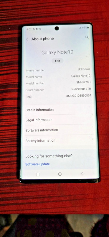 Samsung Galaxy Note10 - 256 GB - Aura Black 