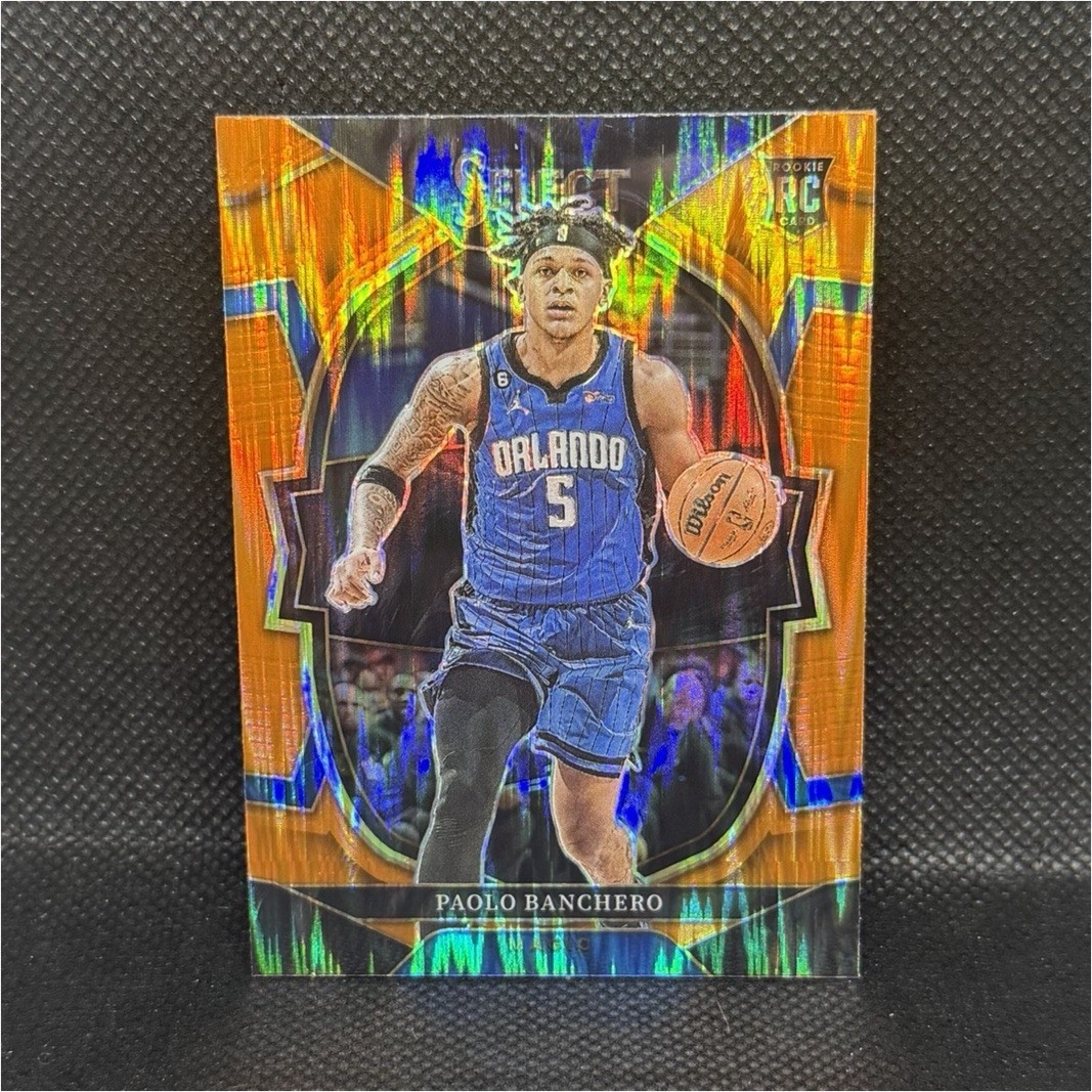 2022-23 Panini Select Orange Flash Prizm Rookie Paolo Banchero #72 Magic