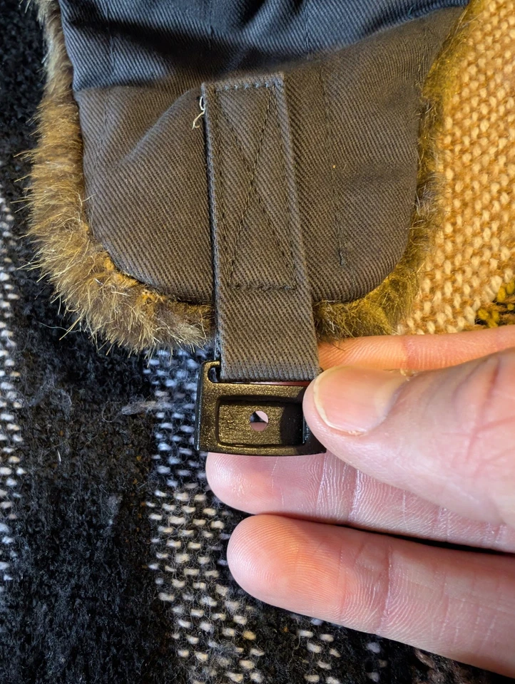 47 Brand Duke Blue Deviles  Stevenson Trooper Bomber Trapper Hat - Image 3 of 4