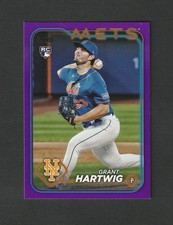 2024 Topps Grant Harwig Rookie PURPLE #130 New York Mets
