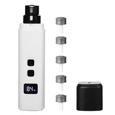 LED Pet Nail Grinder Low Noise 5 Grinding Heads Safe Nail Trimmer for Cats/Dogs