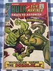 Tales to Astonish #91 1st Cover Appearance Abomination Low Grade 1967