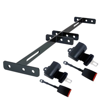 Universal Golf Cart 45 '' Einziehbar 2 Person Sitz Gürtel Kombo Halterung Set