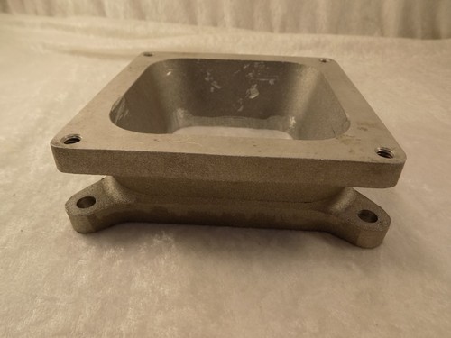 Holley 4150 to 4500 Dominator carb adapter 2" Aluminum Carburetor flange mint