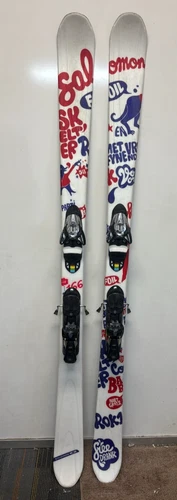 Salomon Teneighty Foil 166cm Twin-Tip Freestyle All-Mtn Skis 12 Demo Bindings