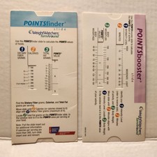 Weight Watchers TurnAround Points Finder / Booster Slide Slider Calculator USED 