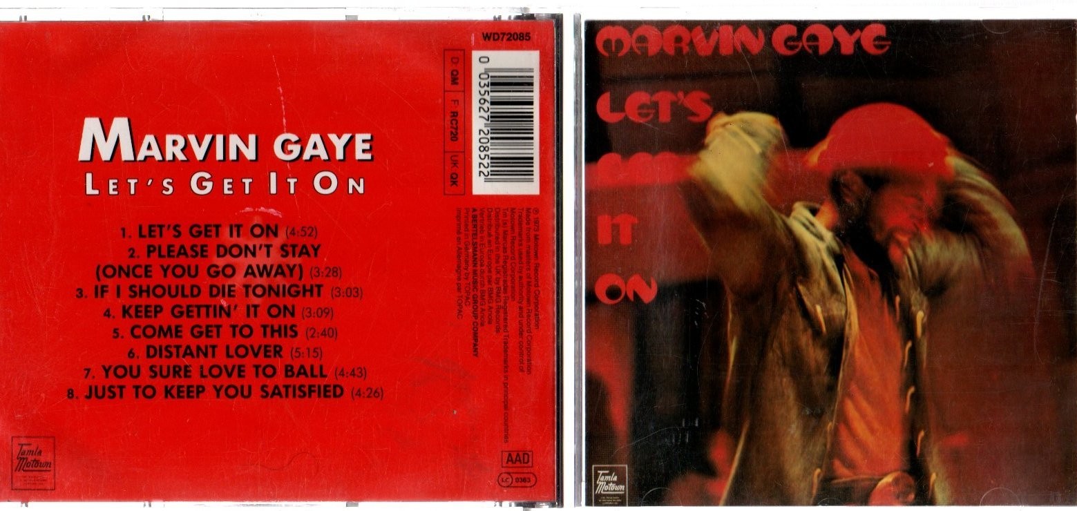 MARVIN GAYE ~ Let's Get It On ~ Motown CD Album