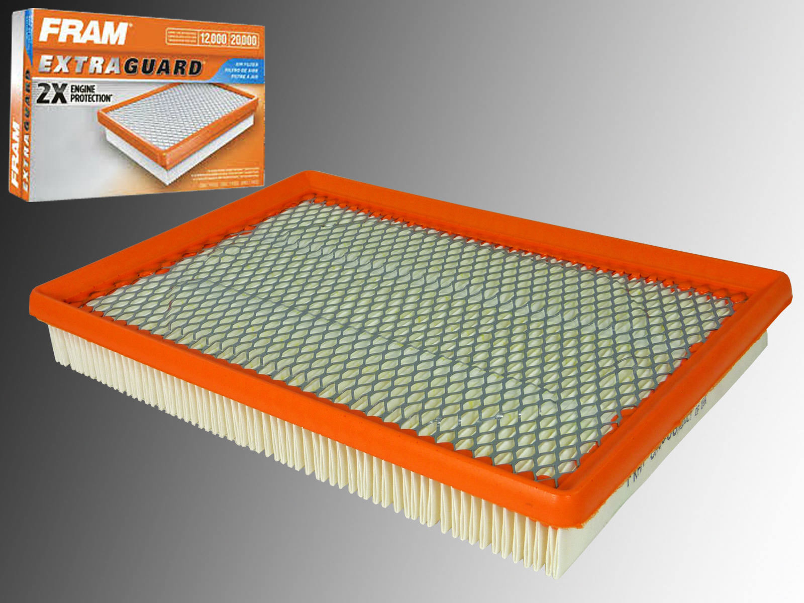 FRAM CA8730 Extra Guard Luftfilter – Rechteckig, Für Verbesserte Motorleistung, Bis Zu 19.000 Km Wechselintervall
