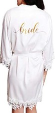 Bride Robe  Bridesmaids Robe Wedding Day Bridal Robe Bachelorette Party  Br...