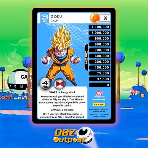 Dragon Ball Z DBZ TCG Panini Evolution Main Personality MP Set Level 1-4 Goku - Bild 4 von 6