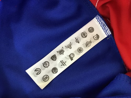 NWT Philadelphia 76ers Red/White/Blue Full Court Short Men’s Size L NBA Apparel - 第 7/7 張圖片