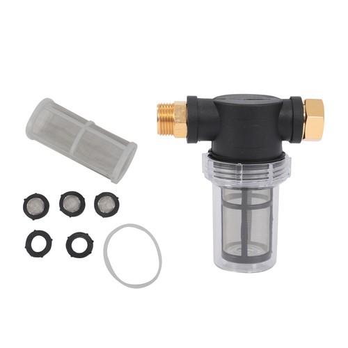Garden Hose Filter for Pressure Washer Inlet Water, Inline Filter with Gaskets - Picture 3 of 10