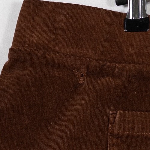 Gonna Torrid 4X Marrone Velluto a coste Pull On A Line Tasche Bottoni Casual Campus * - Foto 3 di 9
