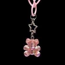 Lady's/Girl's Vintage Teddy Bear Necklace 18.5"