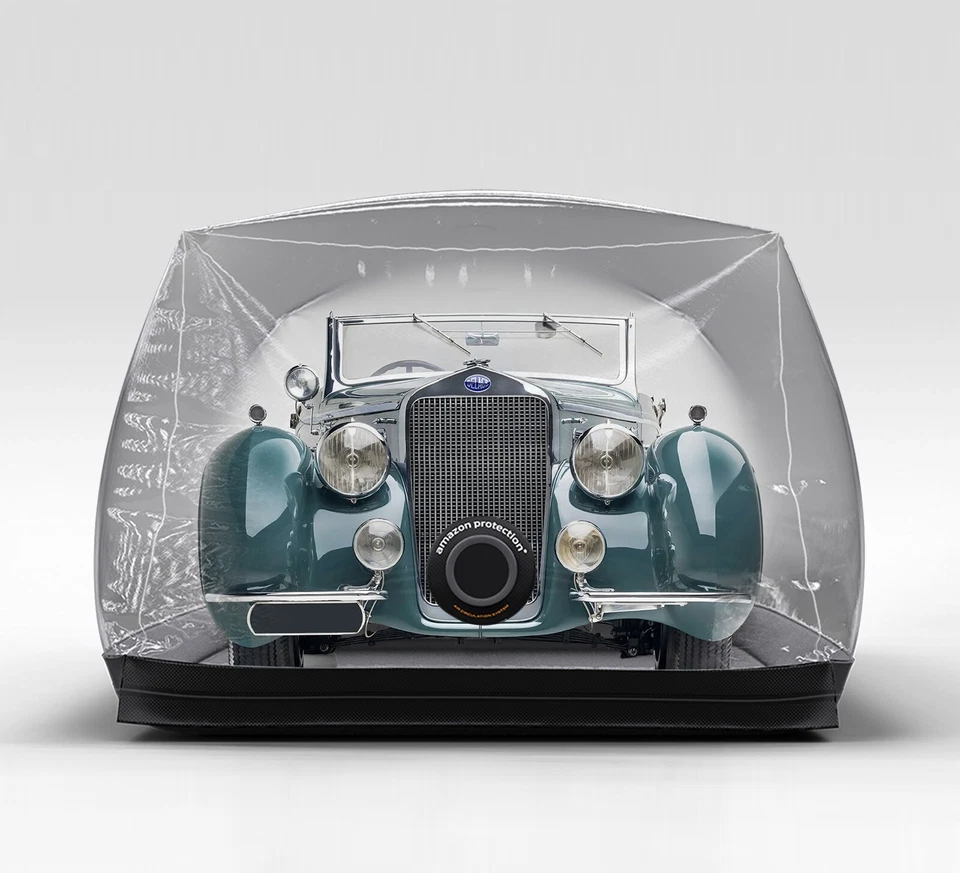 Delage D8 Capsule Car Cover | Luxury Classic Car Storage Bubble Protection - Image 2 of 4