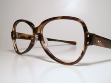 N0S 60-70s Sun/ Eyeglasses Frame A/O American Optical "IRRESISTABLE" Mock Turtle