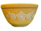 Vintage Pyrex Butterfly Gold Small Nesting Bowl 401, 1.5 pt