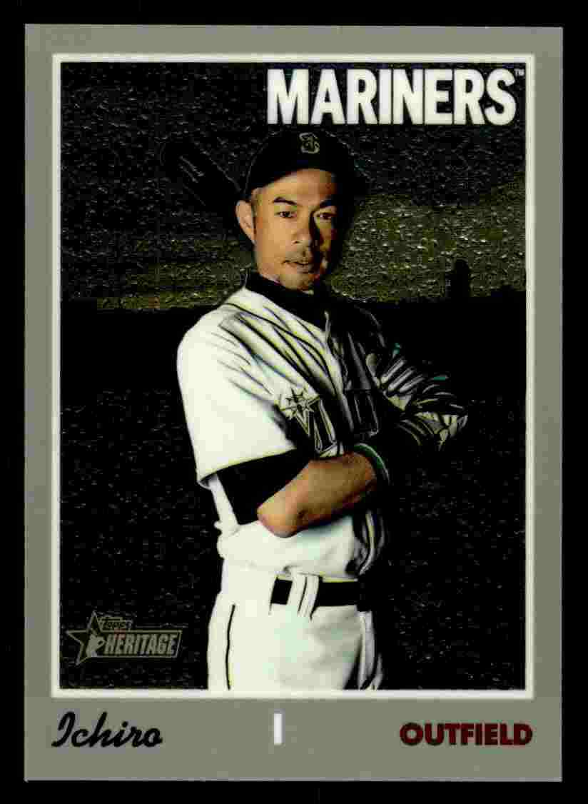 2019 Topps Heritage Chrome Ichiro Suzuki /999 #THC-725 - Seattle Mariners