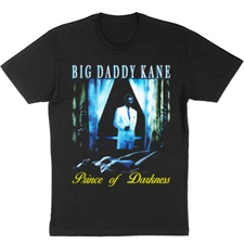 Vtg Big Daddy Kane Prince of Darkness T Shirt For Men Cotton Black Shirt C147