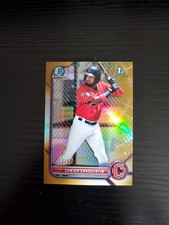 Junior Sanquintin - 2022 Bowman Chrome 1st BCP-80 TRUE GOLD REFRACTOR #12/50