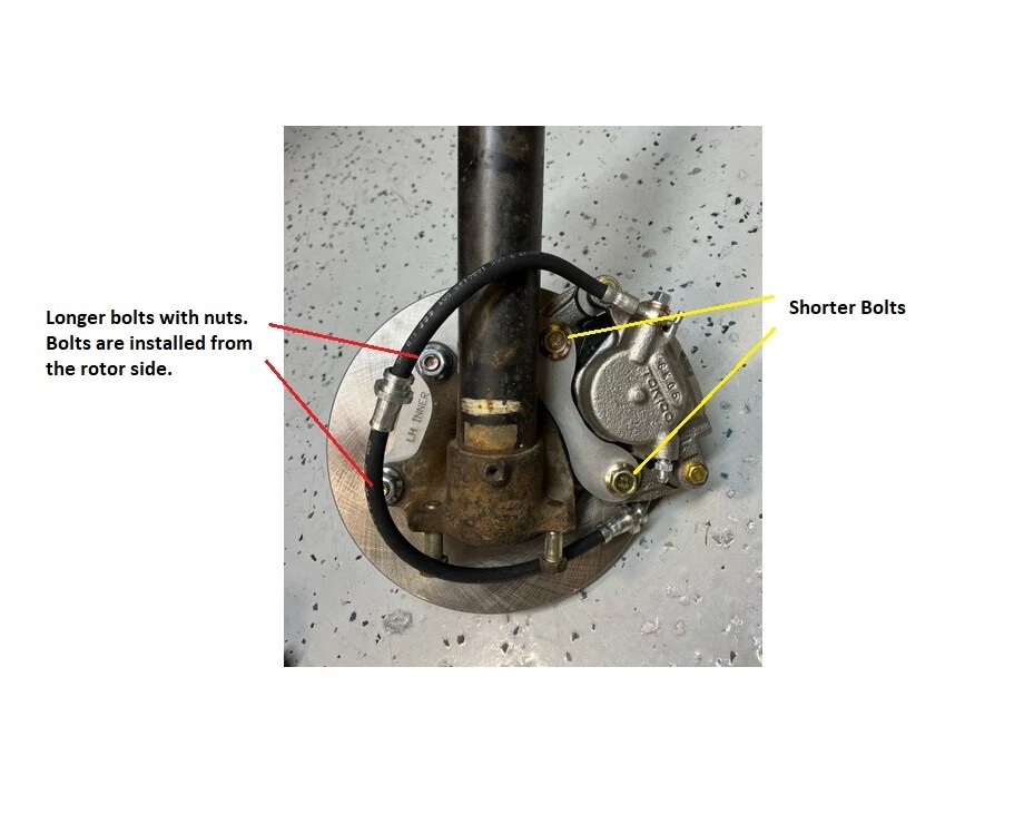 Datsun 280ZX 1979-83 前刹车卡钳更换套件 650-385 — 第 4/4 张图片