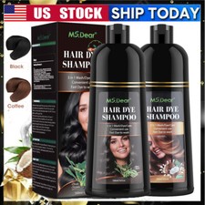 Permanent Hair Dye Instant Fast Hair Dye Color Shampoo Natural Coconut Oil DYE