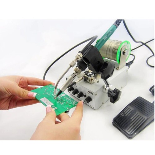 70w Auto Soldering Machine Feeder Tin Machine Foot Pedal Soldering Station Set - Picture 1 of 6