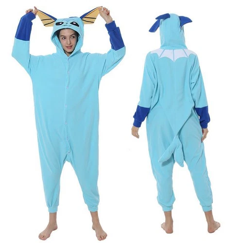 Adults Pokemon Costume Kigurumi Pajamas Sleepwear Pyjamas Pikachu Gengar Cosplay - Picture 15 of 65