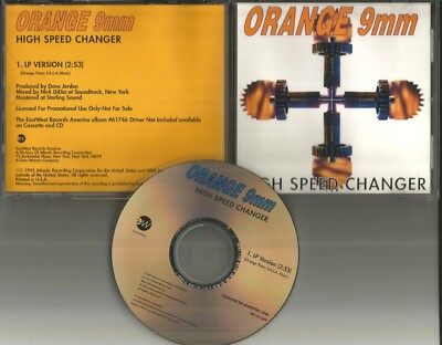 ORANGE 9mm High Speed Changer PROMO DJ CD Single 9 mm 1995 USDA MINT