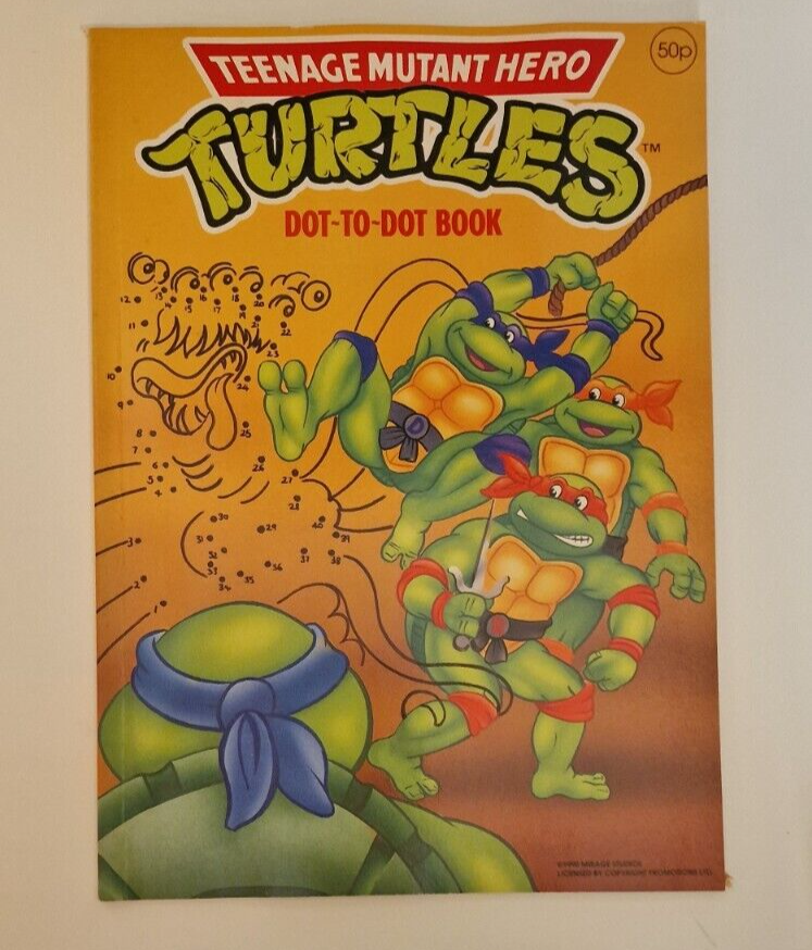 Teenage Mutant Ninja Hero Turtles Dot-To-Dot Book Grandreams