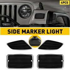 For 1997-2006 Jeep Wrangler Tj Smoke Bumper Signal Fender Side Marker Light Case For 1997-2006 Jeep Wrangler Tj Smoke Bumper Signal Fender Side Marker Light Case