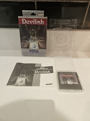 Jeu Devilish Pour Sega Game Gear – Version PAL, Loose (sans Boîte), En Très Bon état