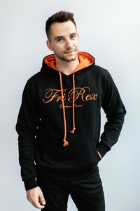 JEREMY MEEKS Sudadera con Capucha para Hombre Jersey con Capucha Ferrante  Rosa
