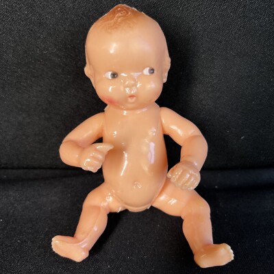 VTG Irwin Hard Plastic 5  Baby Doll With Jointed Arms Legs VGC