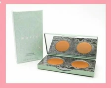 Mally SHADOW BASE DUO Eyeshadow Primer DEEPER Matte & Pearl Highlight .26 oz NEW