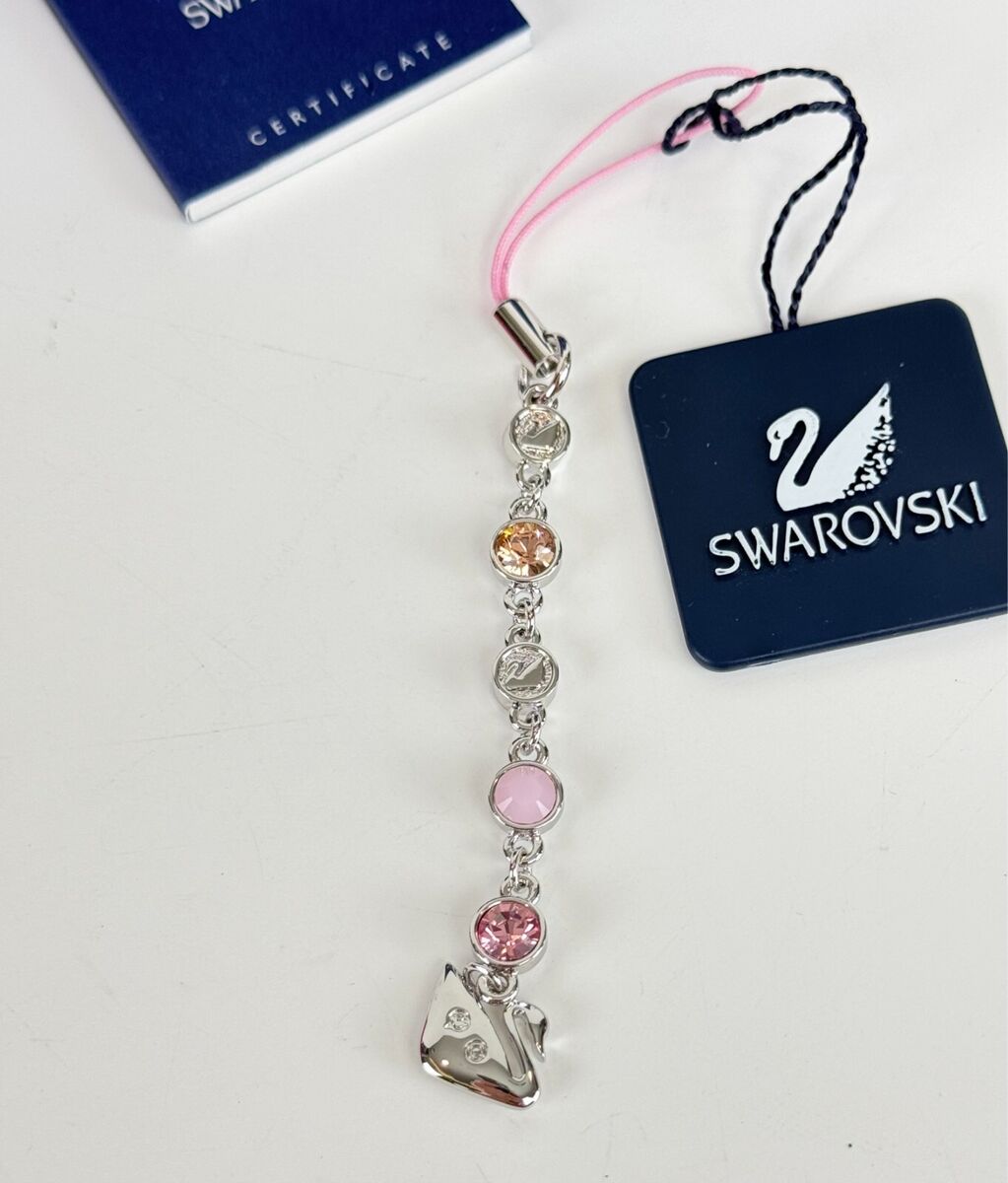 Swarovski Auth NIB Phone Charm Silver Tone Crystals 832865 Swarovski Auth NIB Phone Charm Silver Tone Crystals 832865
