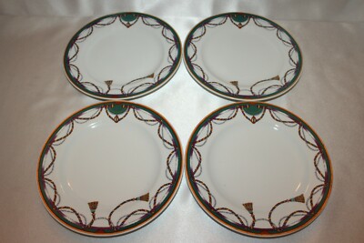 APOLLO PORCELAIN by Nancy Calhoun CHATEAU 8-3/8'' Salad Dessert Plates Set of 4