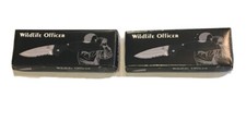 Frost Cutlery Pocket Knife Wildlife Officer 18-28ODH 2.25” Stainless Steel (2)