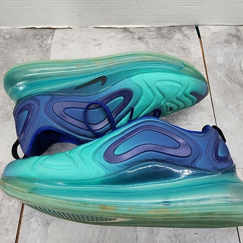 Nike Air Max 720 Men's Sea Forest Green Blue Sneakers Size 10.5 - Picture 6 of 14