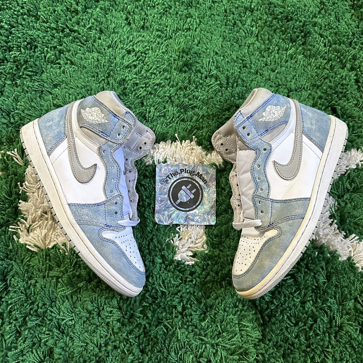 靴 Nike Air Jordan 1 High OG \"Hyper \" Nike Air Jordan 1 Retro High OG Hyper Royal Grey Blue Sz 4