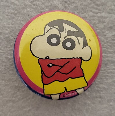 1990s KUREYON SHIN CHAN BUTTON 1.25'' (3.2 cm) Diameter Manga Anime Yoshito Usui